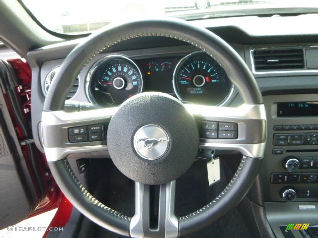 2014 Mustang V6 Convertible - Ruby Red / Charcoal Black photo #12