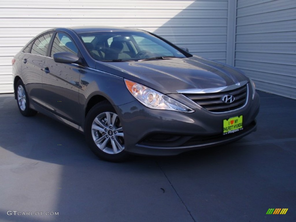 2014 Sonata GLS - Harbor Gray Metallic / Gray photo #1