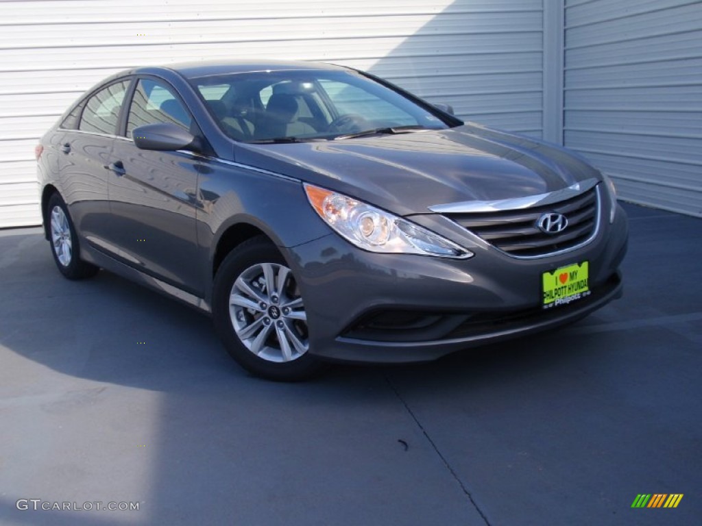 2014 Sonata GLS - Harbor Gray Metallic / Gray photo #2