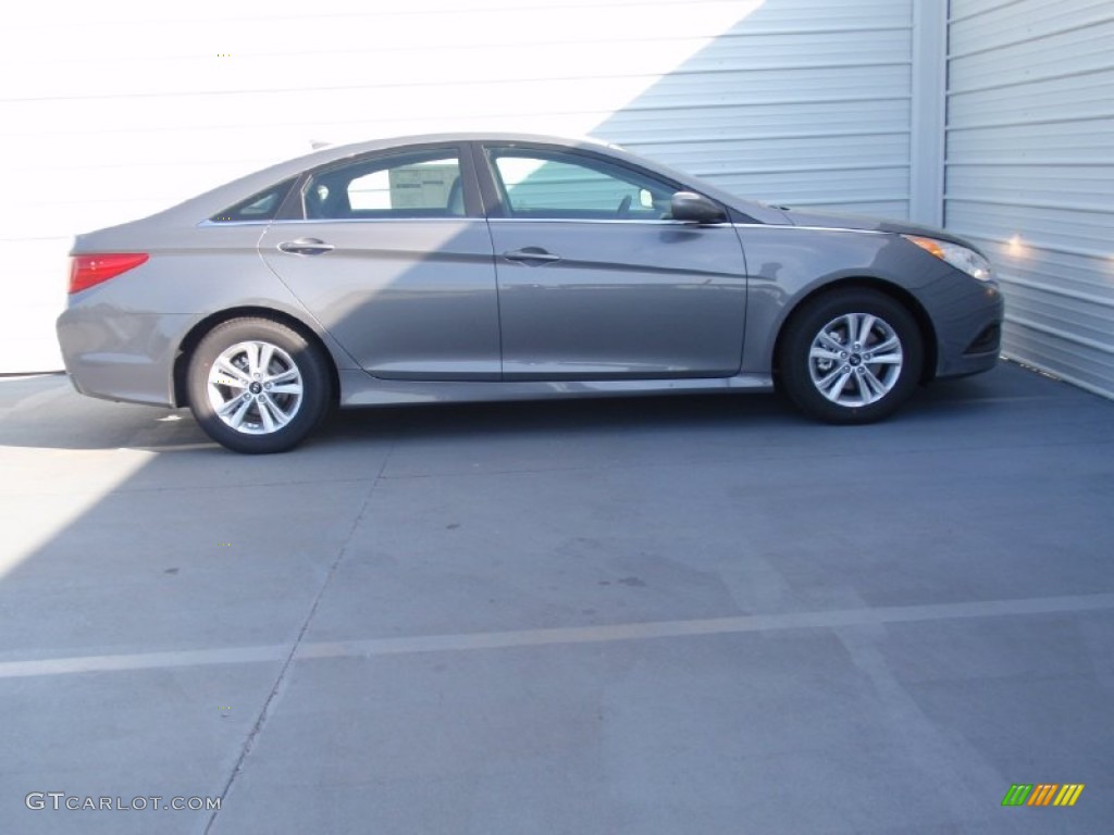 2014 Sonata GLS - Harbor Gray Metallic / Gray photo #3