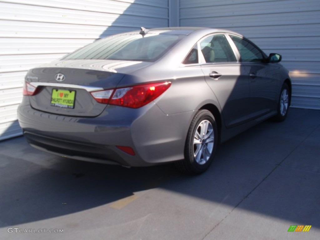 2014 Sonata GLS - Harbor Gray Metallic / Gray photo #4