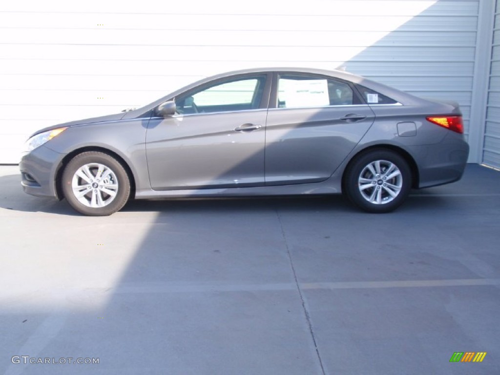 2014 Sonata GLS - Harbor Gray Metallic / Gray photo #6