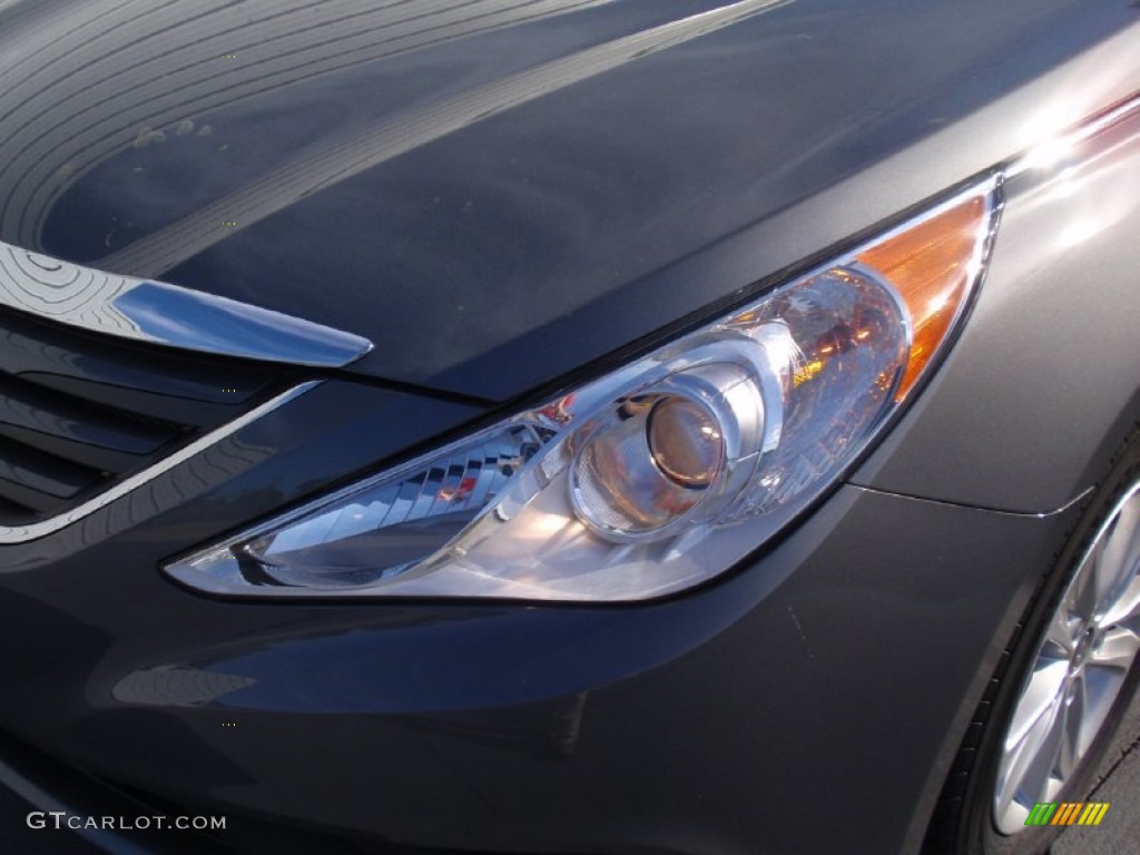 2014 Sonata GLS - Harbor Gray Metallic / Gray photo #9
