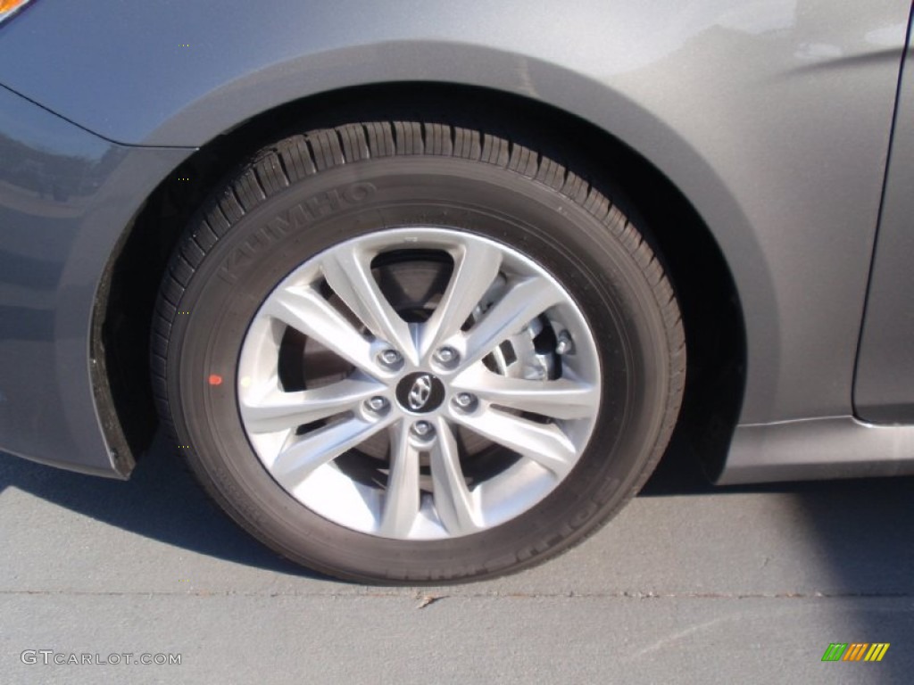 2014 Sonata GLS - Harbor Gray Metallic / Gray photo #11
