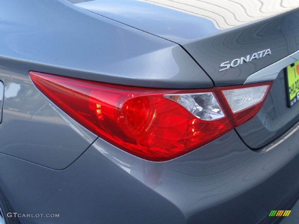 2014 Sonata GLS - Harbor Gray Metallic / Gray photo #12
