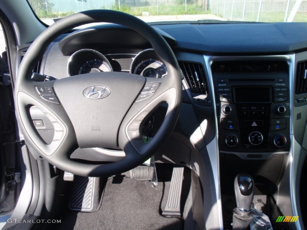 2014 Sonata GLS - Harbor Gray Metallic / Gray photo #26