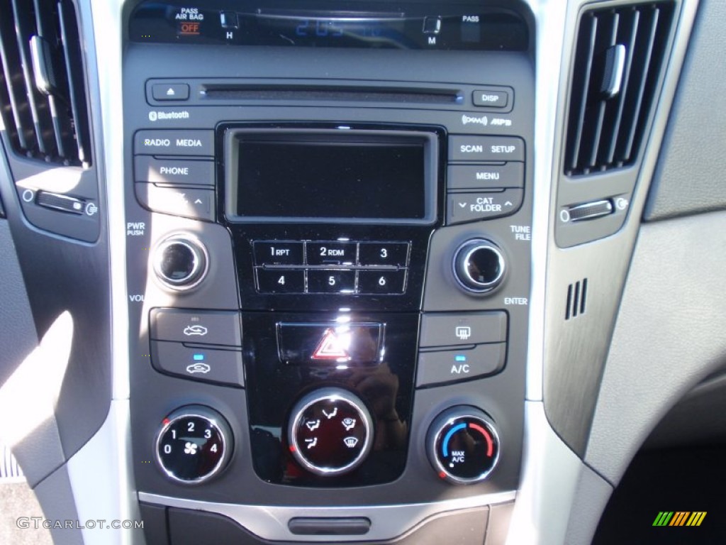 2014 Sonata GLS - Harbor Gray Metallic / Gray photo #27