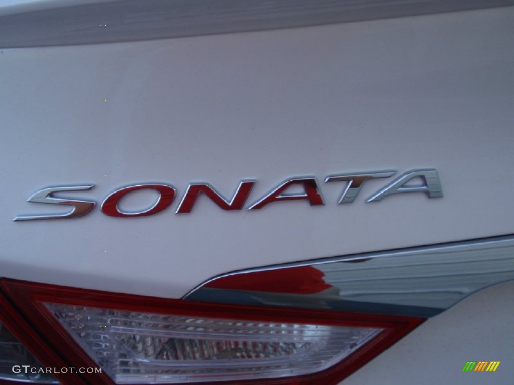 2014 Sonata SE 2.0T - Pearl White / Black photo #15