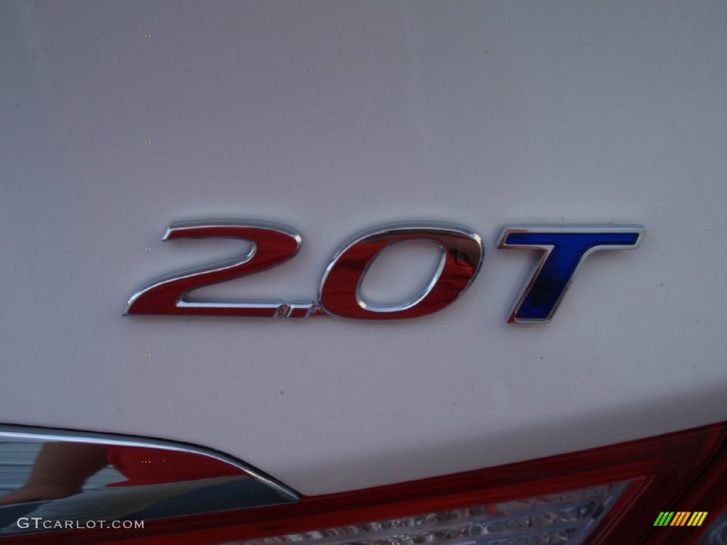 2014 Sonata SE 2.0T - Pearl White / Black photo #16