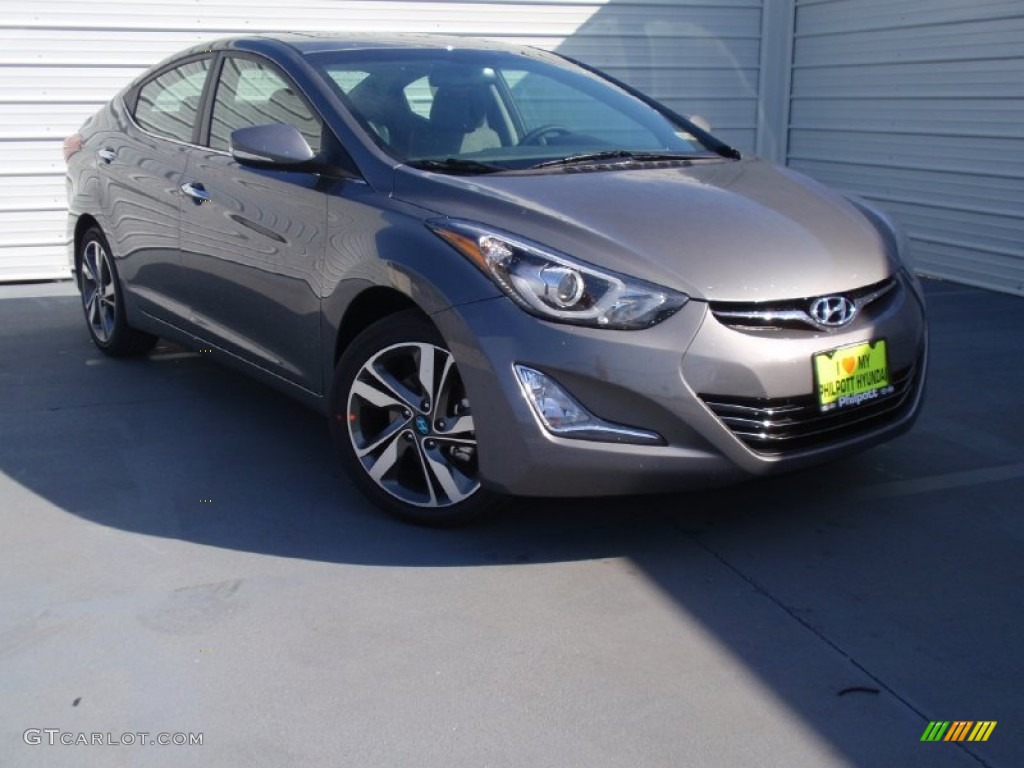 2014 Elantra Limited Sedan - Gray / Gray photo #1