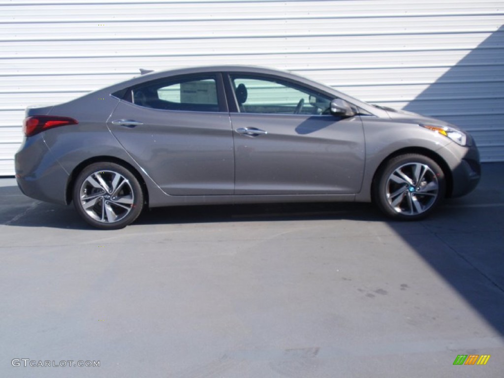 2014 Elantra Limited Sedan - Gray / Gray photo #3