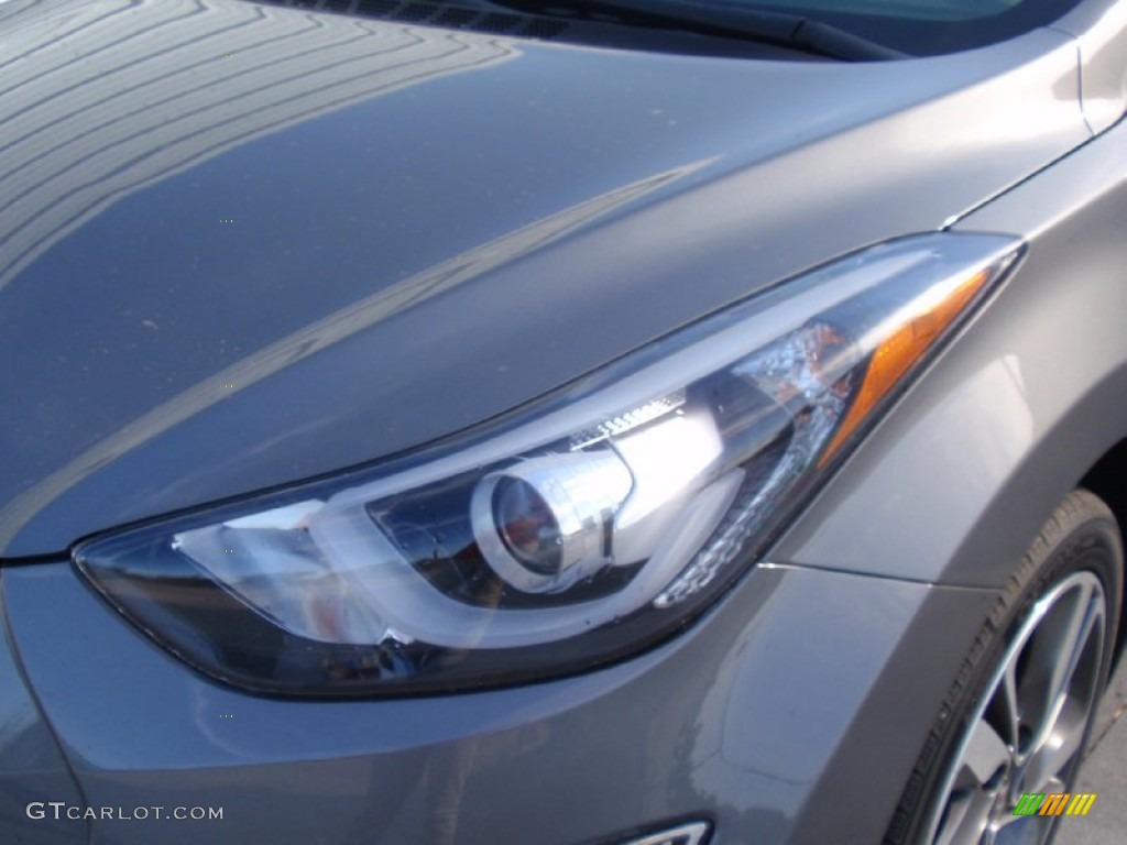 2014 Elantra Limited Sedan - Gray / Gray photo #9