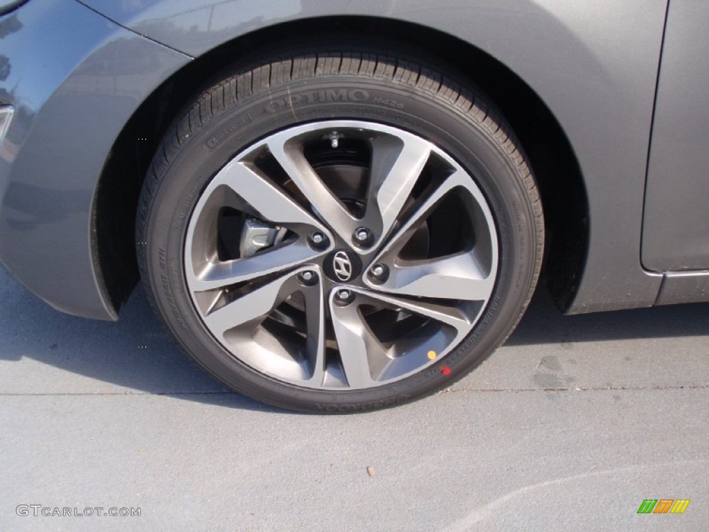 2014 Elantra Limited Sedan - Gray / Gray photo #12