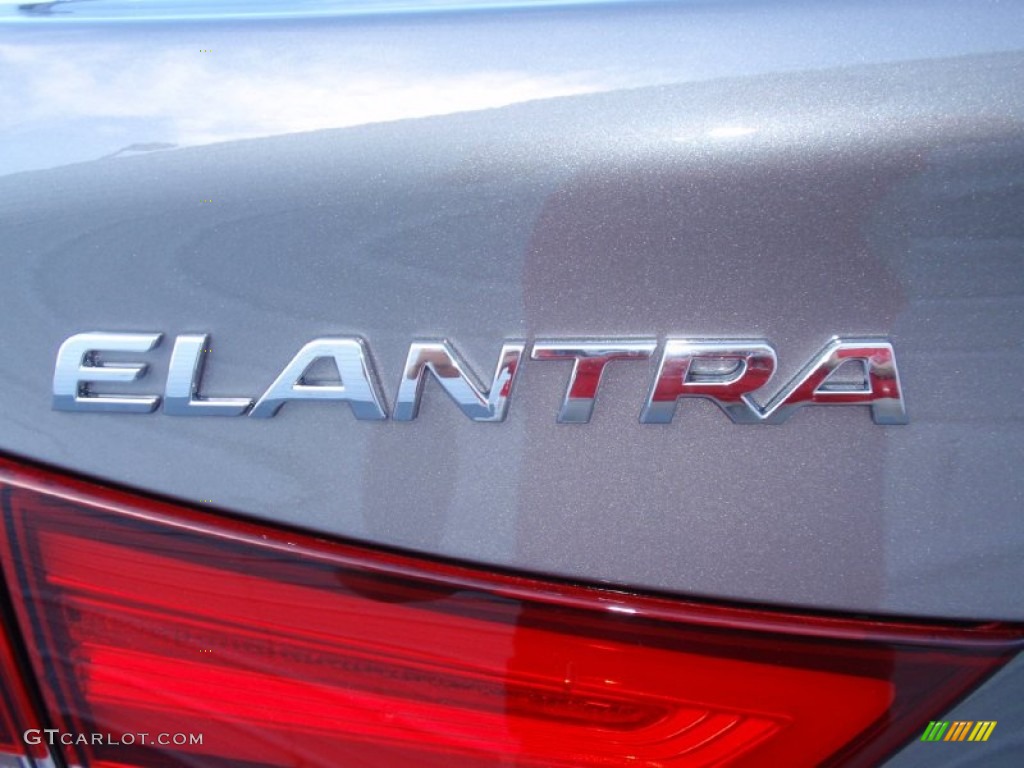2014 Elantra Limited Sedan - Gray / Gray photo #14