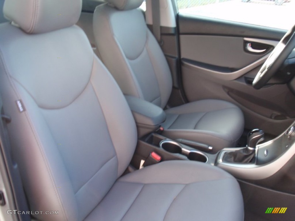 2014 Elantra Limited Sedan - Gray / Gray photo #19