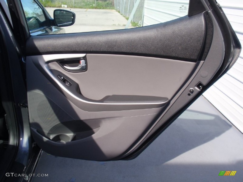 2014 Elantra Limited Sedan - Gray / Gray photo #20