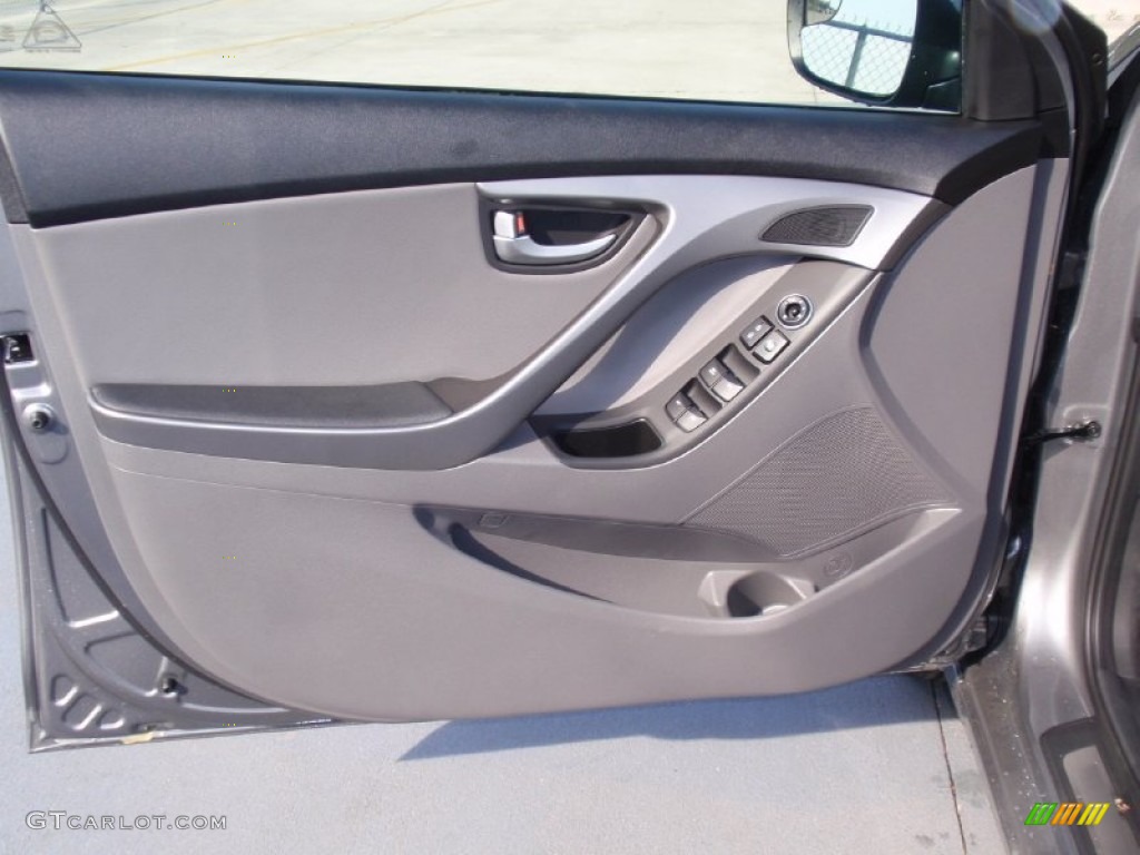 2014 Elantra Limited Sedan - Gray / Gray photo #23