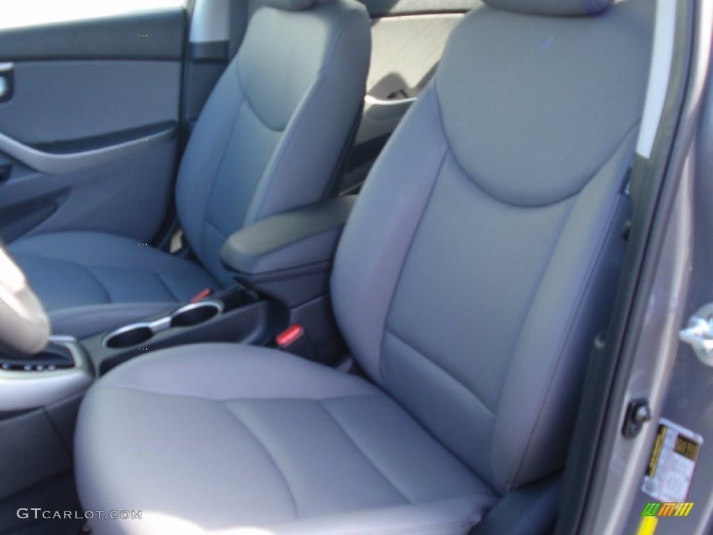 2014 Elantra Limited Sedan - Gray / Gray photo #25