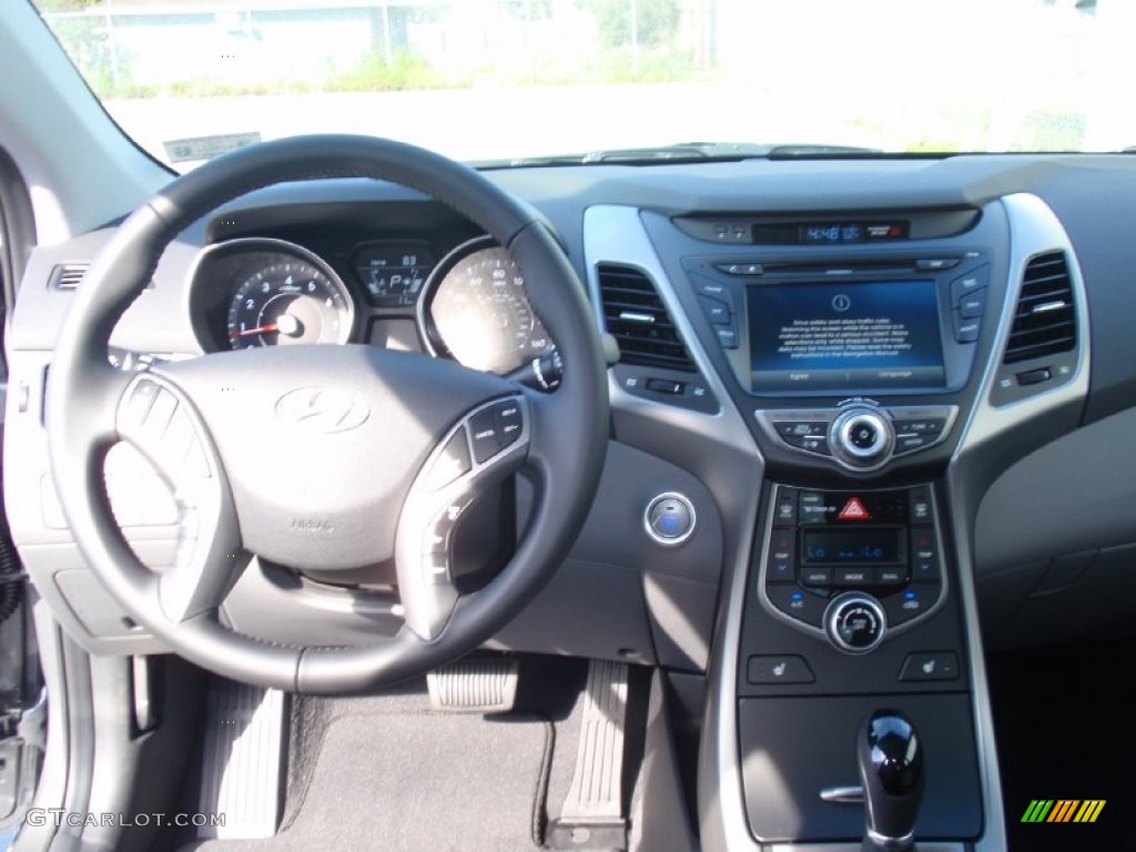 2014 Elantra Limited Sedan - Gray / Gray photo #28