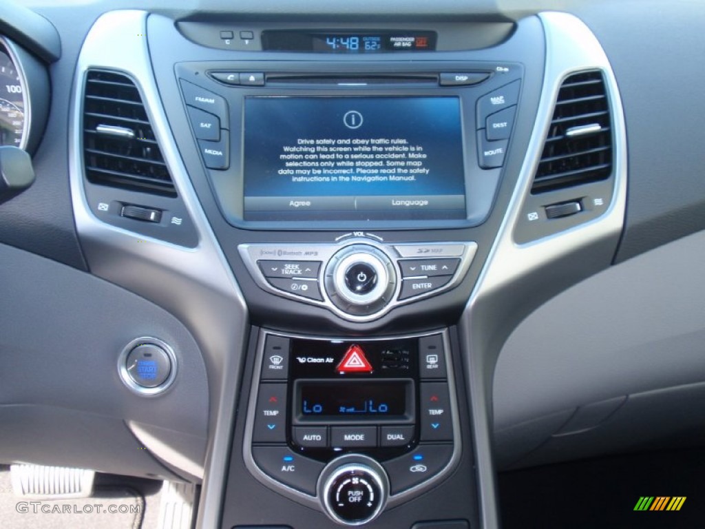 2014 Elantra Limited Sedan - Gray / Gray photo #29