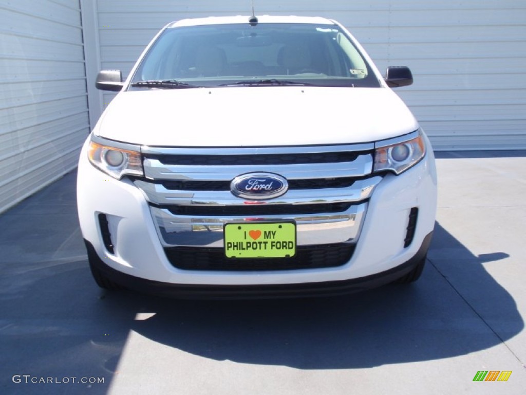2014 Edge SE - Oxford White / Medium Light Stone photo #8