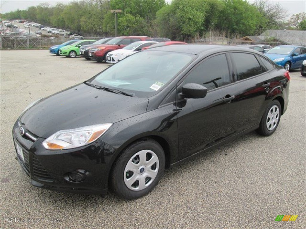 2014 Focus S Sedan - Tuxedo Black / Charcoal Black photo #1