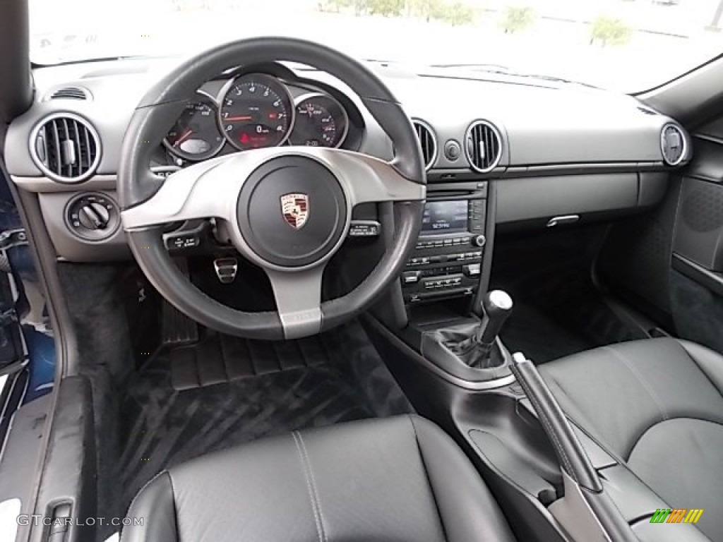 Black Interior 2010 Porsche Cayman Standard Cayman Model Photo #91842011
