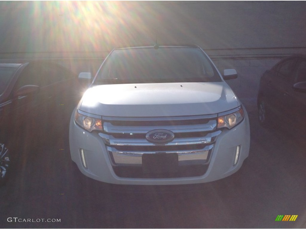 2012 Edge SEL AWD - White Platinum Metallic Tri-Coat / Charcoal Black photo #2