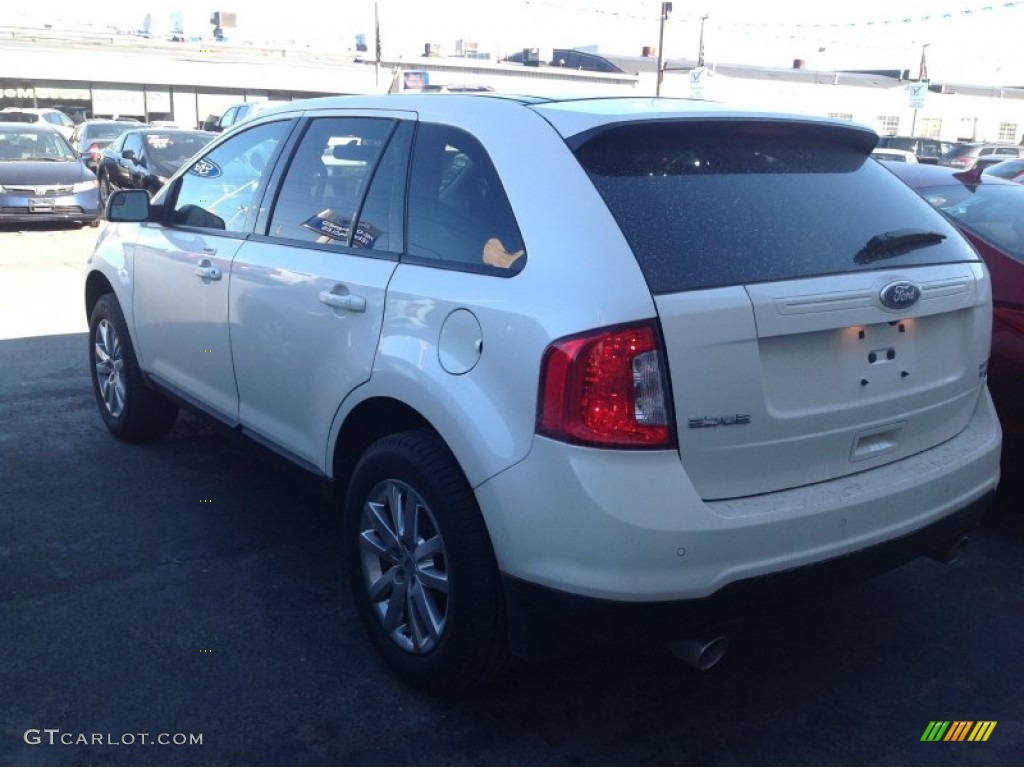 2012 Edge SEL AWD - White Platinum Metallic Tri-Coat / Charcoal Black photo #4