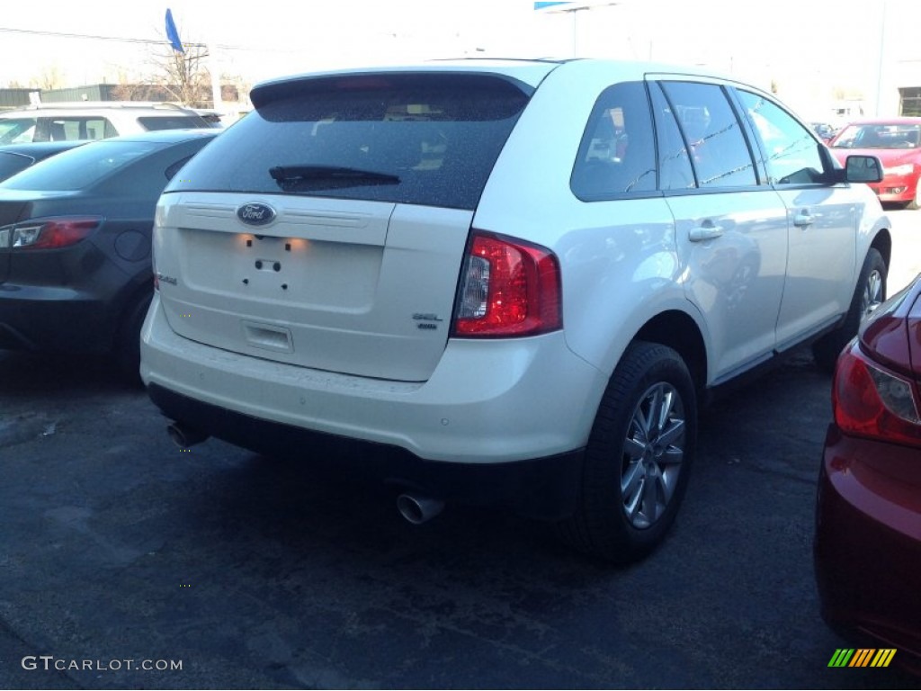2012 Edge SEL AWD - White Platinum Metallic Tri-Coat / Charcoal Black photo #5