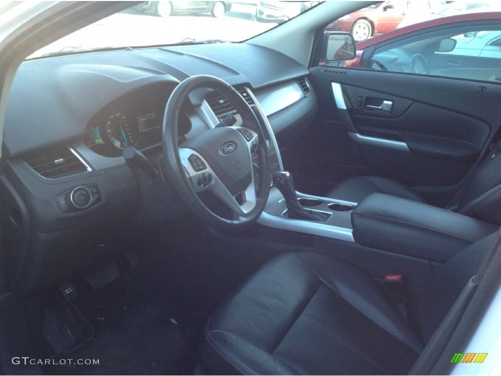 2012 Edge SEL AWD - White Platinum Metallic Tri-Coat / Charcoal Black photo #6