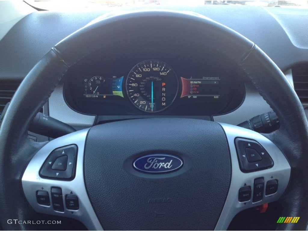 2012 Edge SEL AWD - White Platinum Metallic Tri-Coat / Charcoal Black photo #8