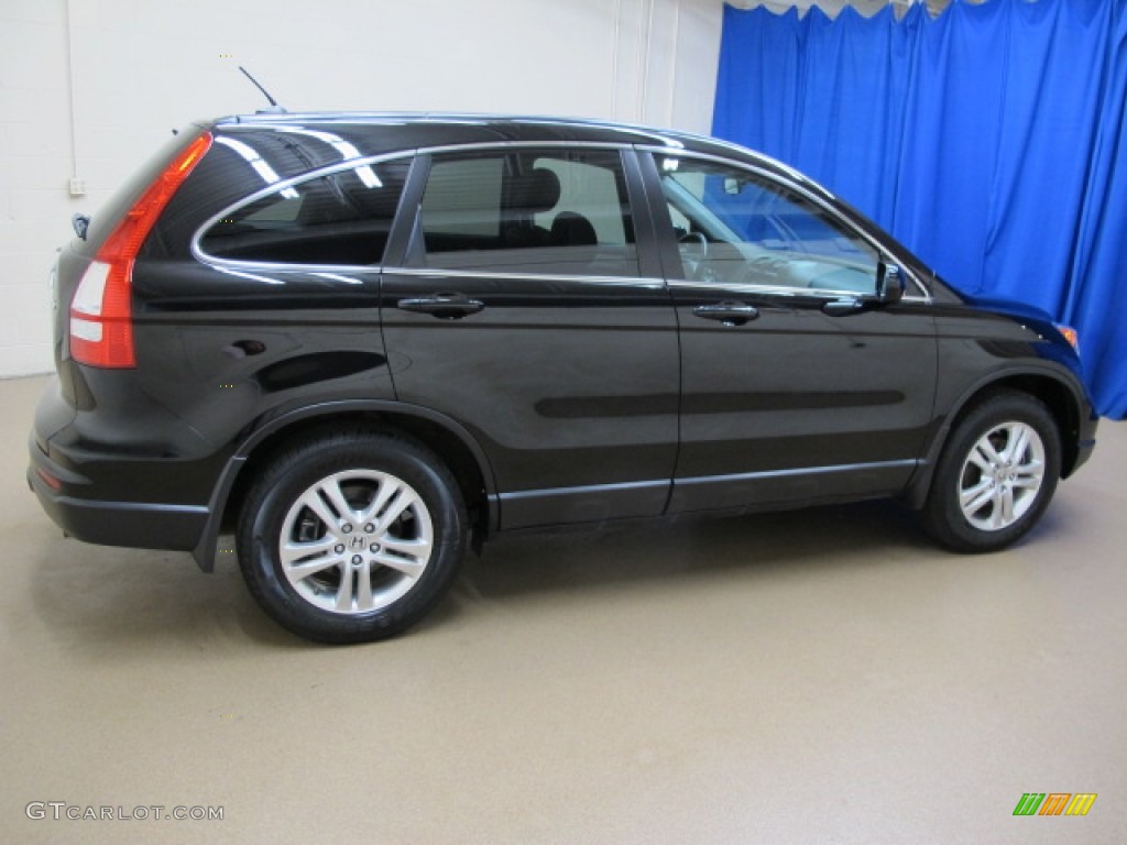 2010 CR-V EX-L AWD - Crystal Black Pearl / Black photo #10