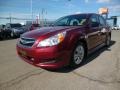 2010 Ruby Red Pearl Subaru Legacy 2.5i Sedan  photo #3