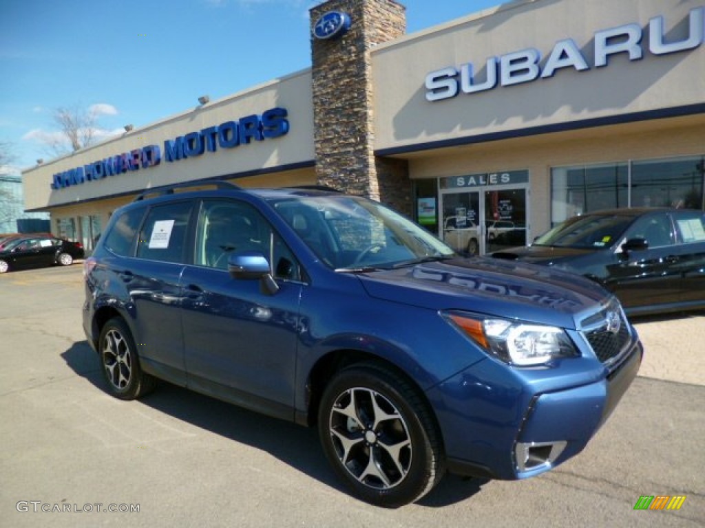 2014 Forester 2.0XT Touring - Marine Blue Pearl / Black photo #1