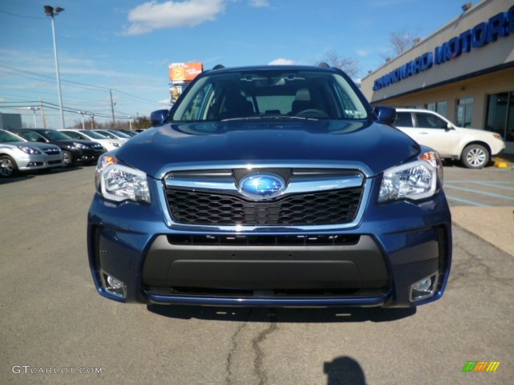 2014 Forester 2.0XT Touring - Marine Blue Pearl / Black photo #2