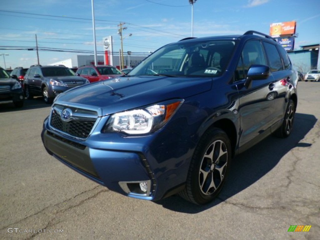 2014 Forester 2.0XT Touring - Marine Blue Pearl / Black photo #3