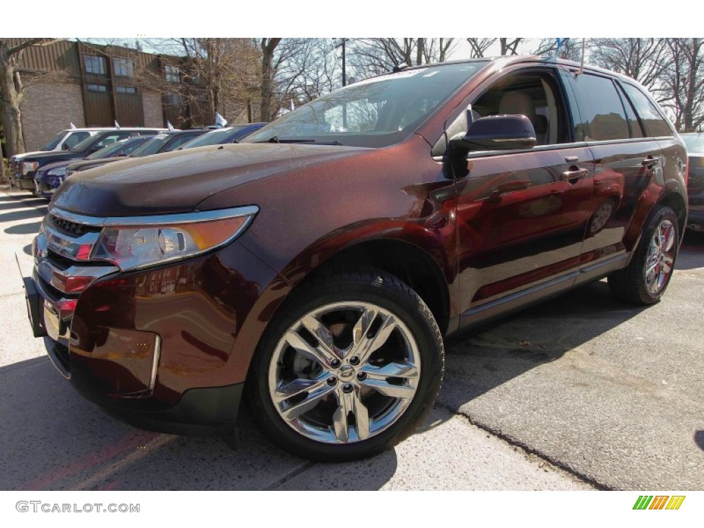 2012 Edge SEL AWD - Cinnamon Metallic / Medium Light Stone photo #1