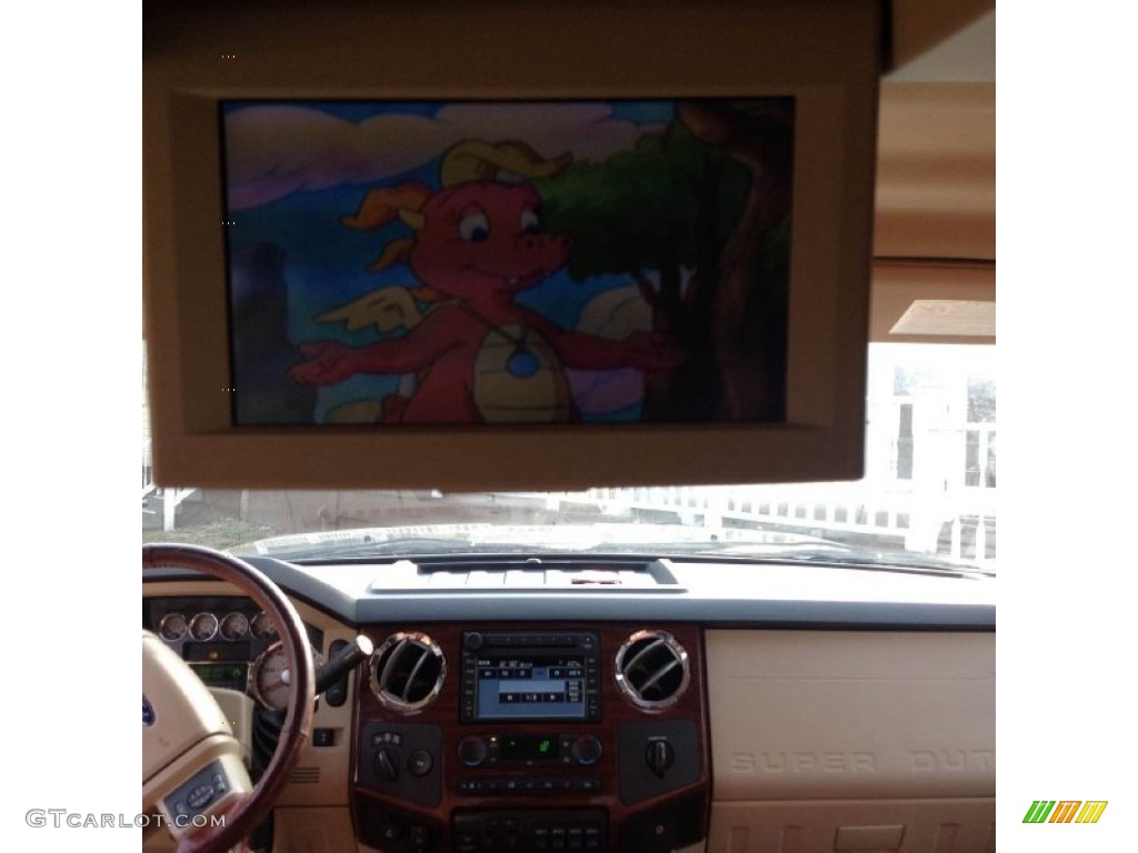 2008 F450 Super Duty King Ranch Crew Cab 4x4 Dually - Black / Tan photo #11