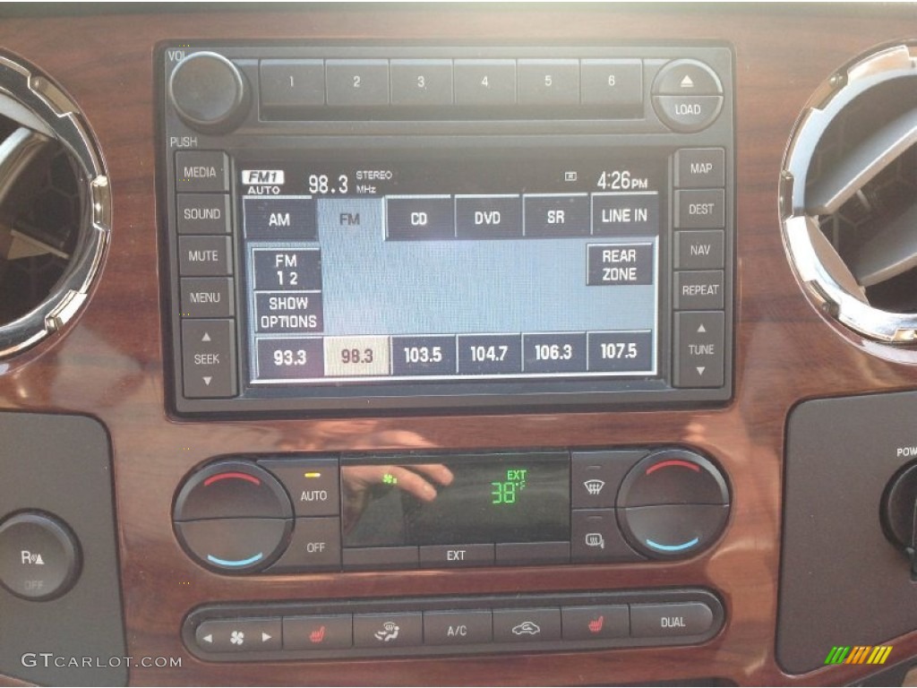 2008 F450 Super Duty King Ranch Crew Cab 4x4 Dually - Black / Tan photo #16