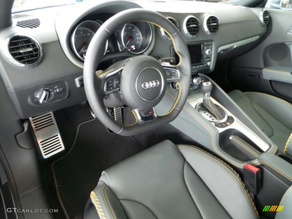 S Black Baseball-optic Leather Interior 2015 Audi TT S 2.0T quattro Coupe Photo #91856525