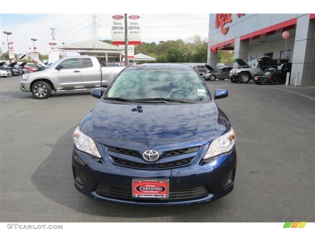 2011 Corolla LE - Nautical Blue Metallic / Ash photo #2