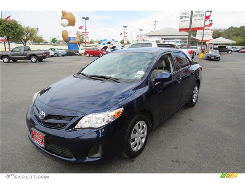 2011 Corolla LE - Nautical Blue Metallic / Ash photo #3