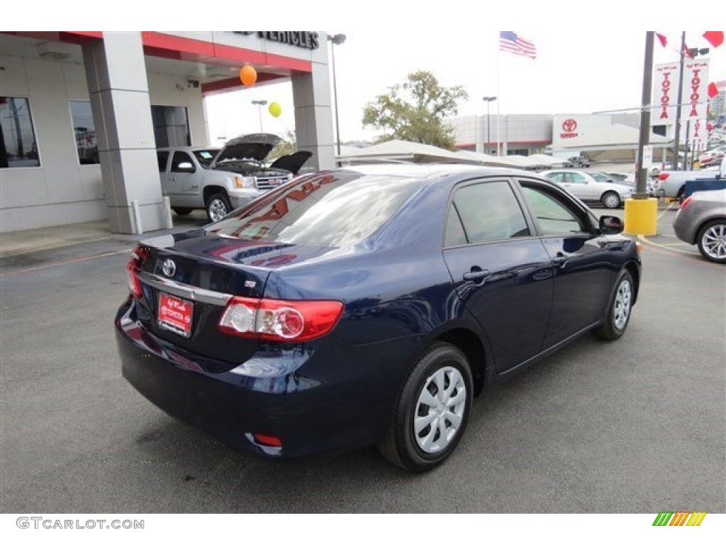 2011 Corolla LE - Nautical Blue Metallic / Ash photo #7
