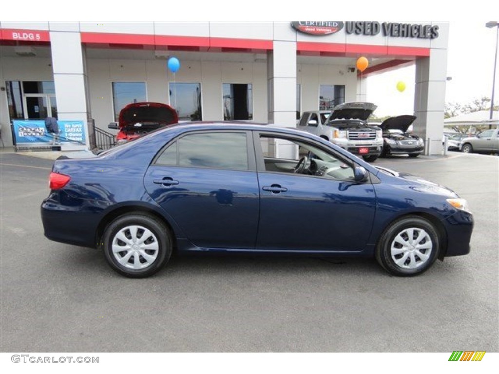 2011 Corolla LE - Nautical Blue Metallic / Ash photo #8