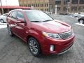 Dark Cherry 2015 Kia Sorento SX AWD Exterior