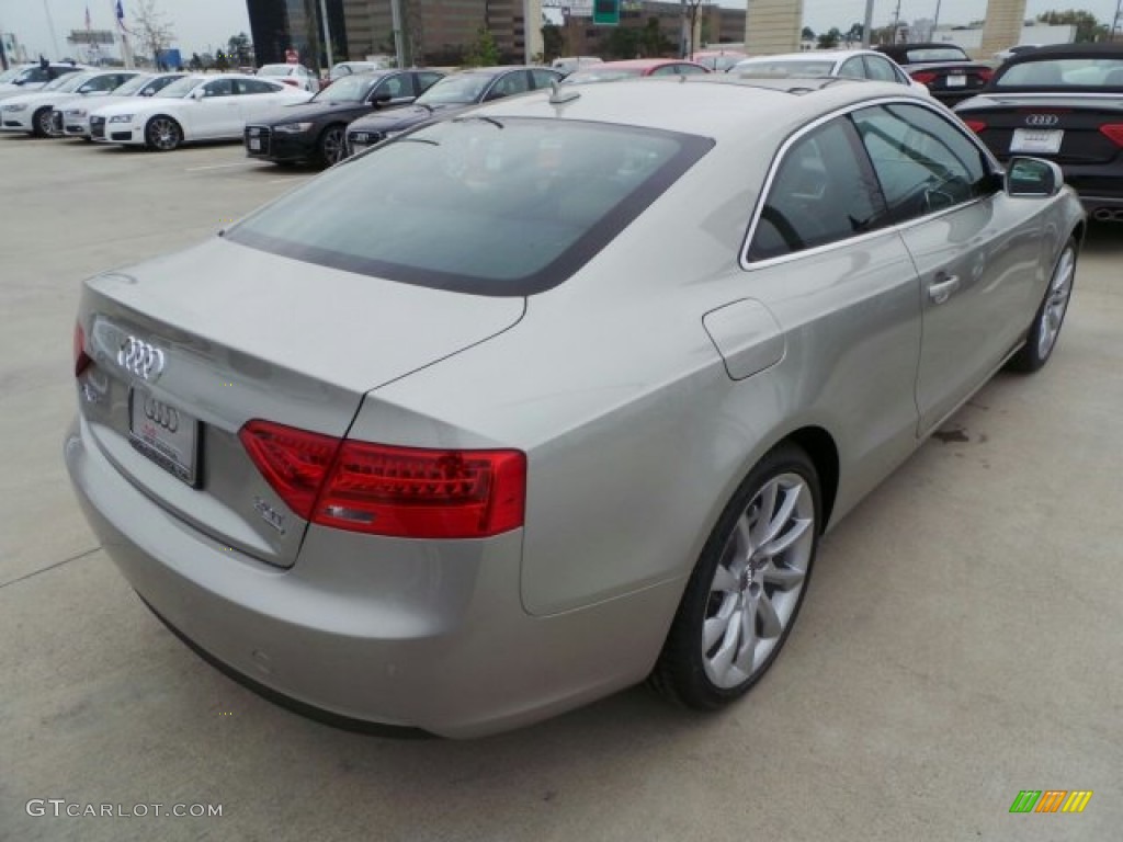 2014 A5 2.0T quattro Coupe - Cuvee Silver Metallic / Chestnut Brown photo #7