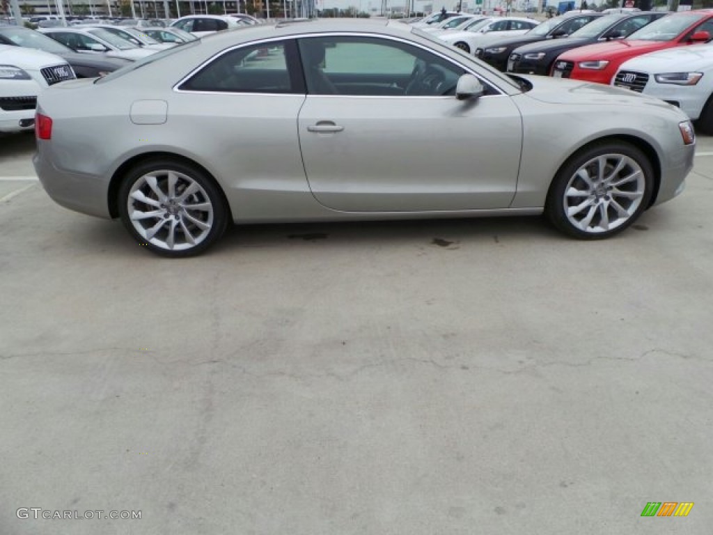 2014 A5 2.0T quattro Coupe - Cuvee Silver Metallic / Chestnut Brown photo #8