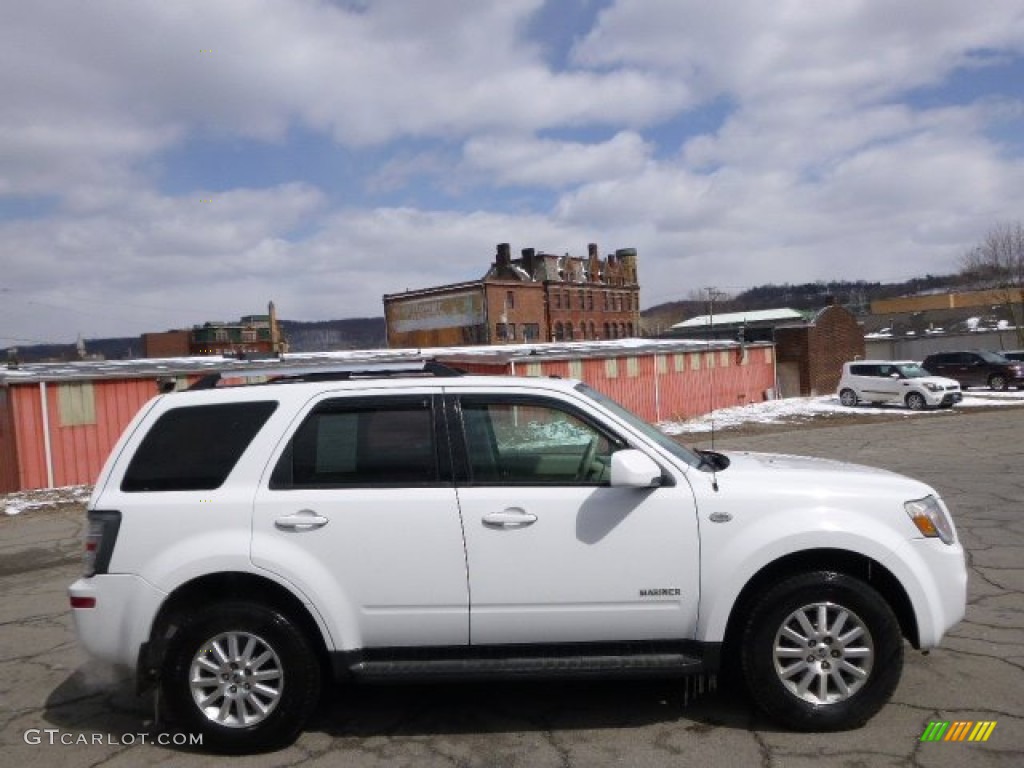 2008 Mariner V6 Premier 4WD - Oxford White / Greystone/Stone photo #1