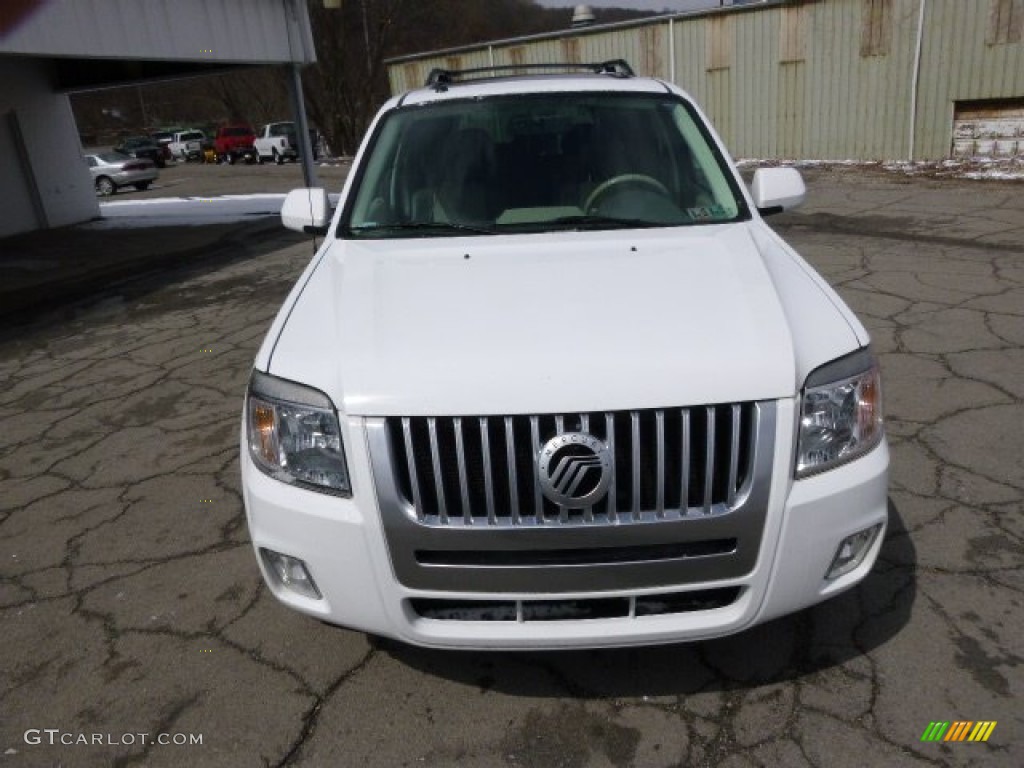 2008 Mariner V6 Premier 4WD - Oxford White / Greystone/Stone photo #3